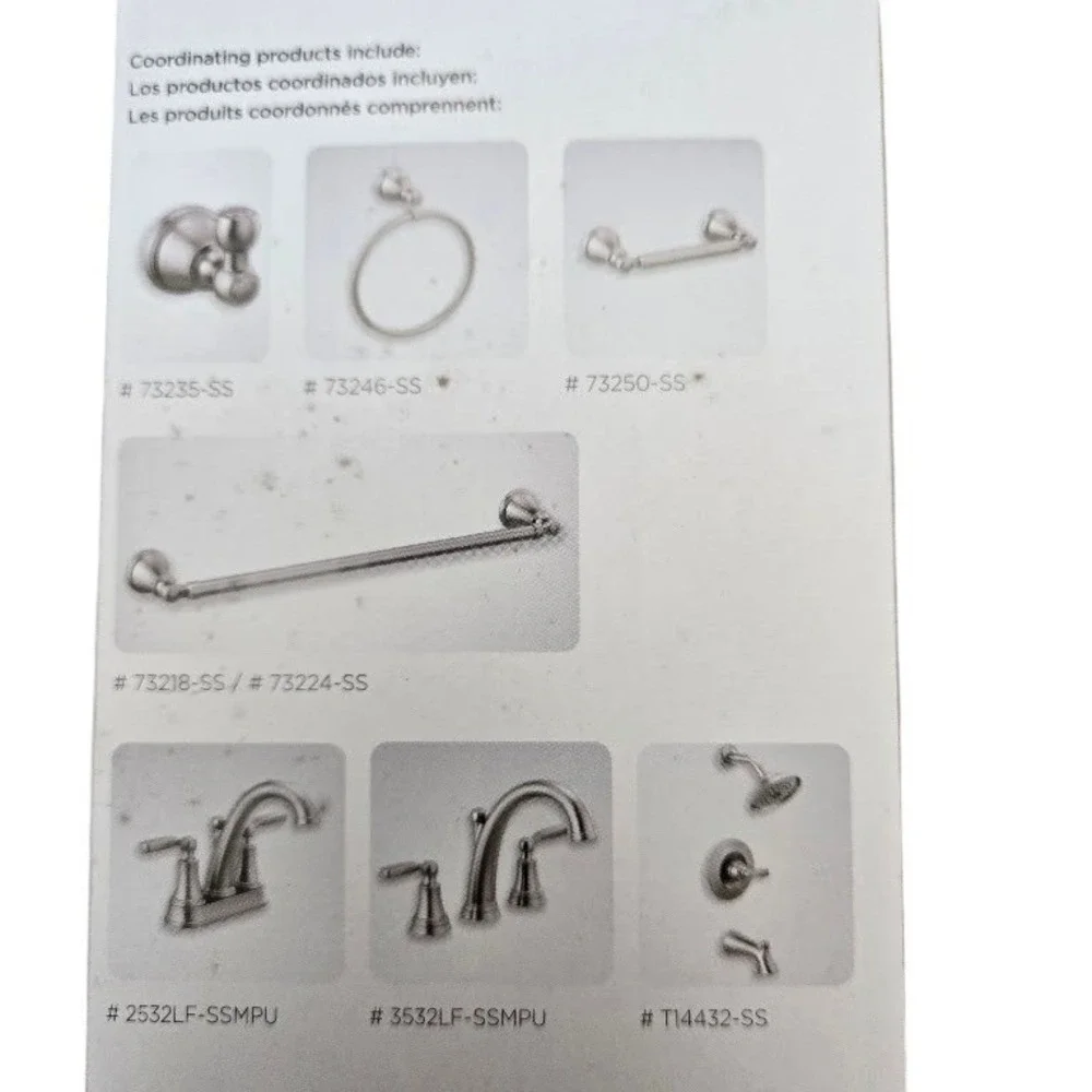 Delta Woodhurst Stainless Tissue Holder Toilet Paper Roll 73250-SS Wall Mount‎